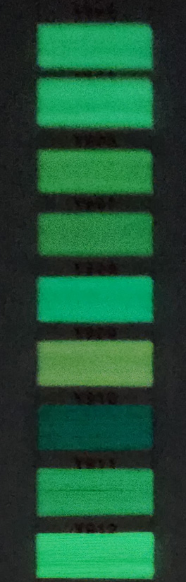 Glow in the dark thread Color