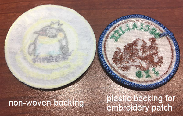 How do I seal / protect the back (inside) of embroidered